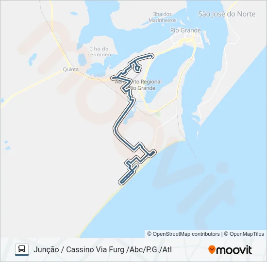 008 CASSINO / JUNÇÃO  Line Map