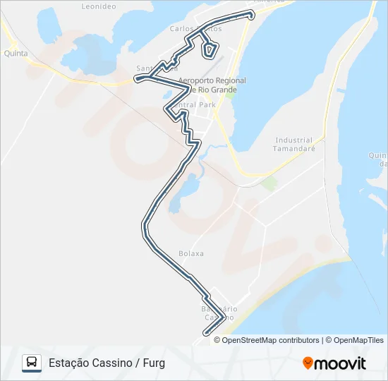 008 CASSINO / JUNÇÃO  Line Map