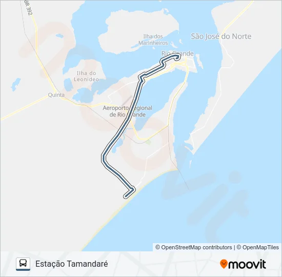 010 CASSINO - CIDADE NOVA  Line Map