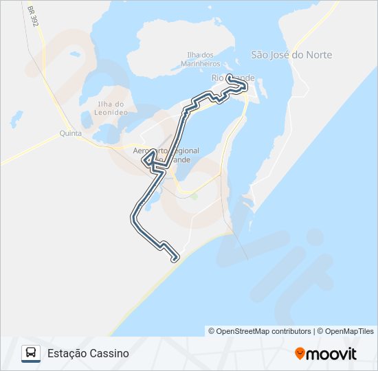 Mapa da linha 994 TRANSPORTE SAÚDE de 