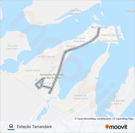013 PARQUE MARINHA  Line Map