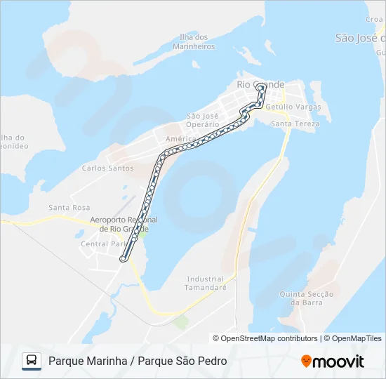 013 PARQUE MARINHA  Line Map