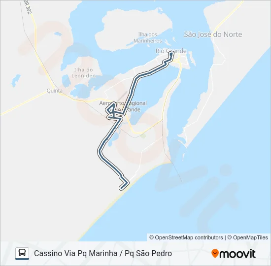 013 PARQUE MARINHA  Line Map