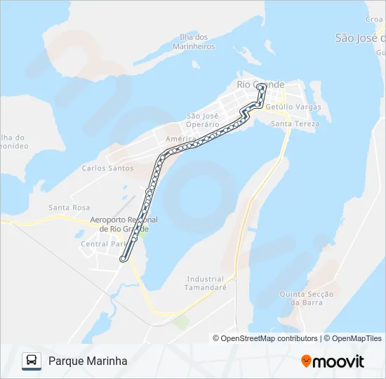 013 PARQUE MARINHA  Line Map