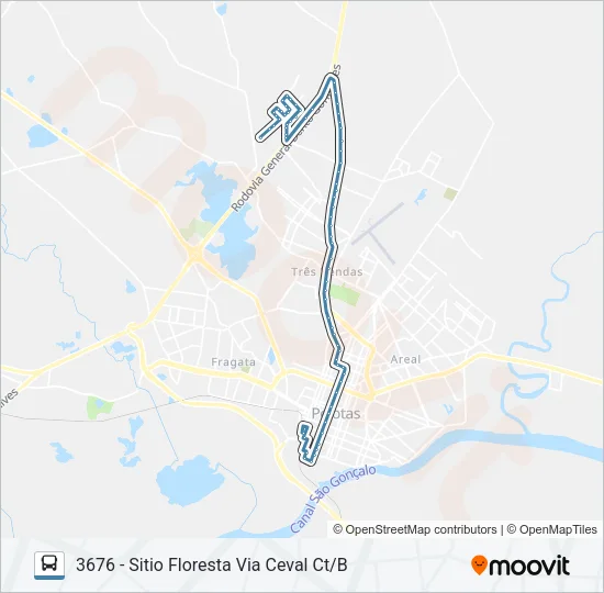 3661 SITIO FLORESTA Bus Line Map