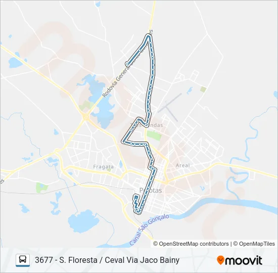 3661 SITIO FLORESTA Bus Line Map