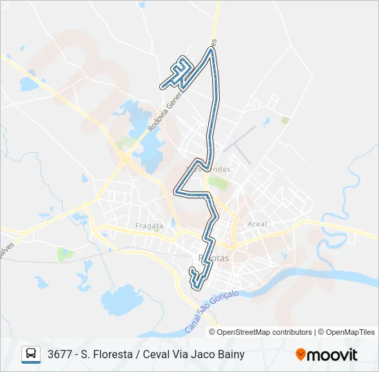 3661 SITIO FLORESTA Bus Line Map
