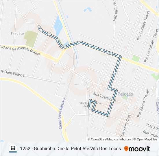 Mapa de 1201 GUABIROBA de autobús