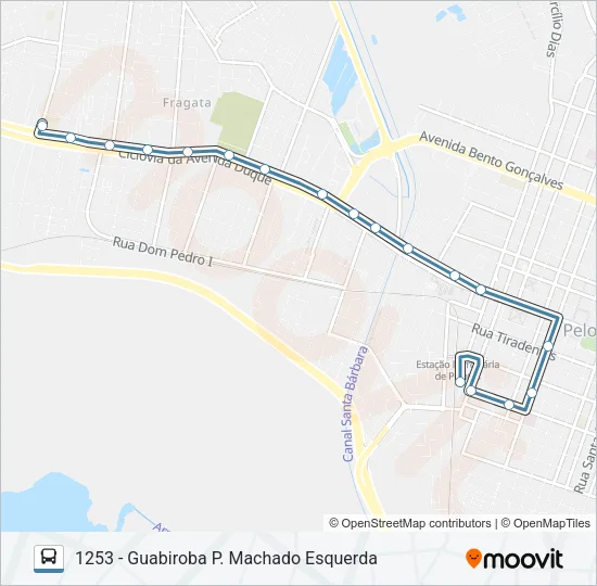 1201 GUABIROBA Bus Line Map
