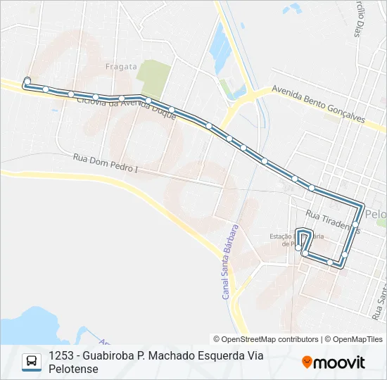 1201 GUABIROBA Bus Line Map