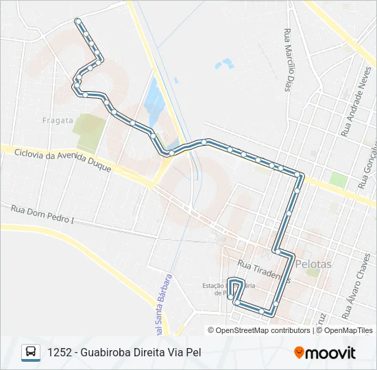 1201 GUABIROBA Bus Line Map