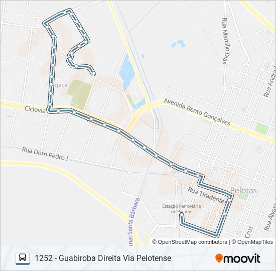 1201 GUABIROBA bus Line Map