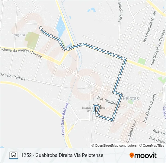 1201 GUABIROBA Bus Line Map