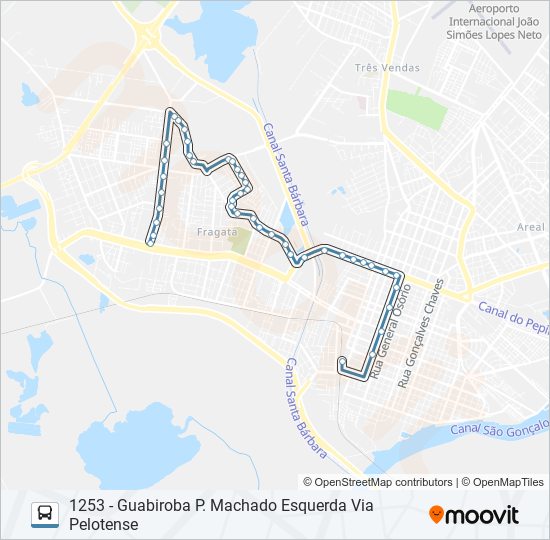 1201 GUABIROBA bus Line Map