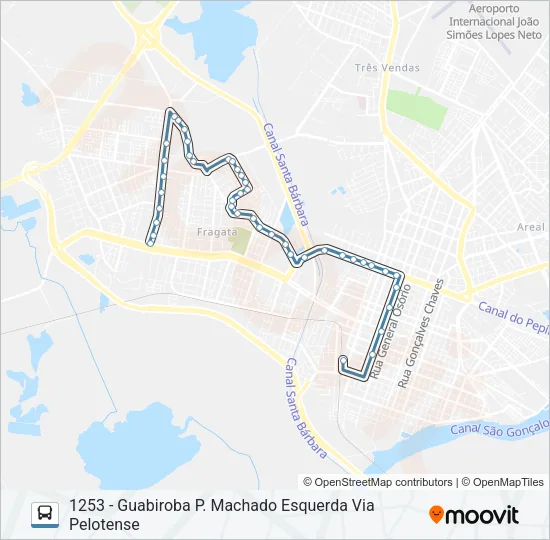 1201 GUABIROBA Bus Line Map