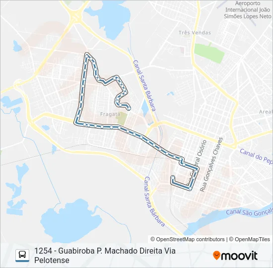 1201 GUABIROBA Bus Line Map