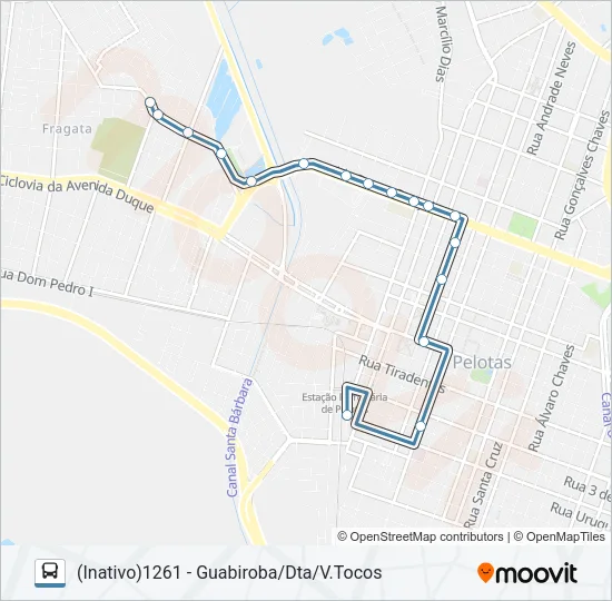 1201 GUABIROBA Bus Line Map