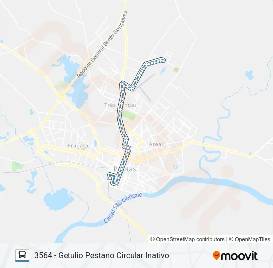 3561 GETULIO VARGAS Bus Line Map