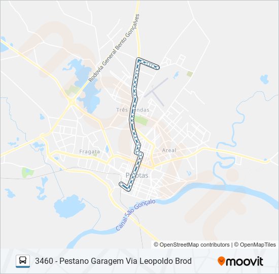 3461 PESTANO bus Line Map