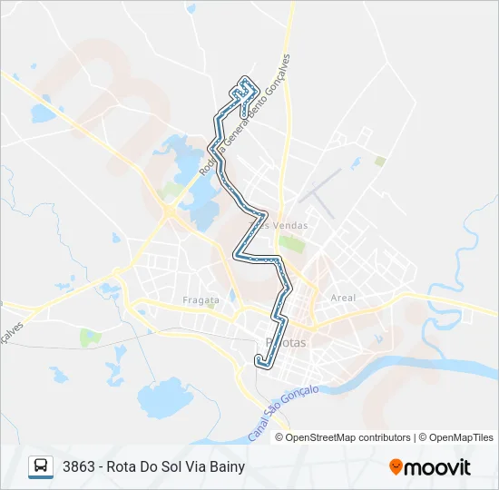 3861 ROTA DO SOL Bus Line Map