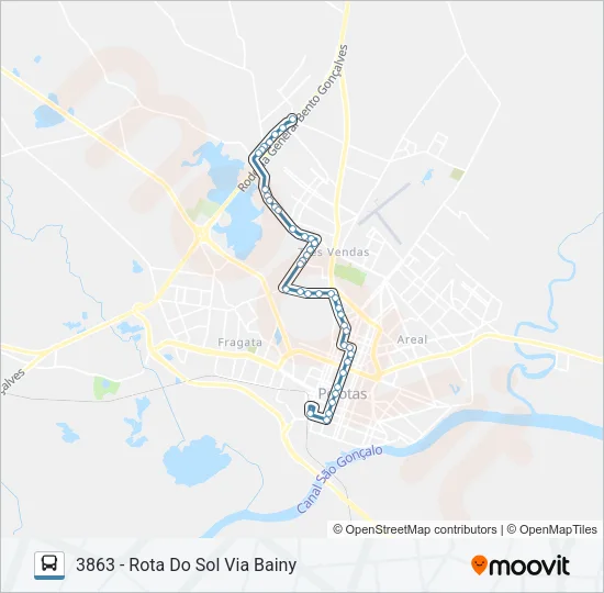 3861 ROTA DO SOL Bus Line Map