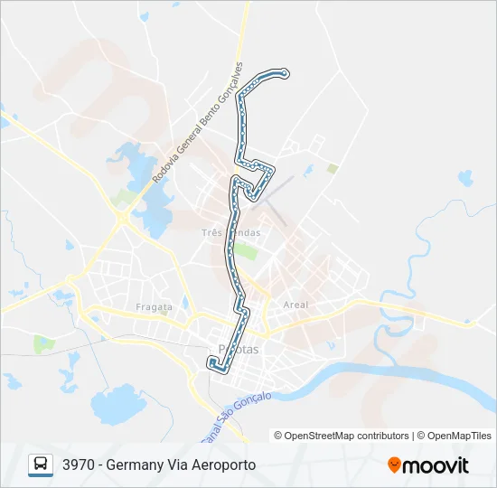 3970 GERMANY Bus Line Map