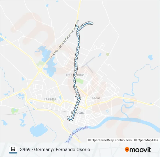 3970 GERMANY Bus Line Map