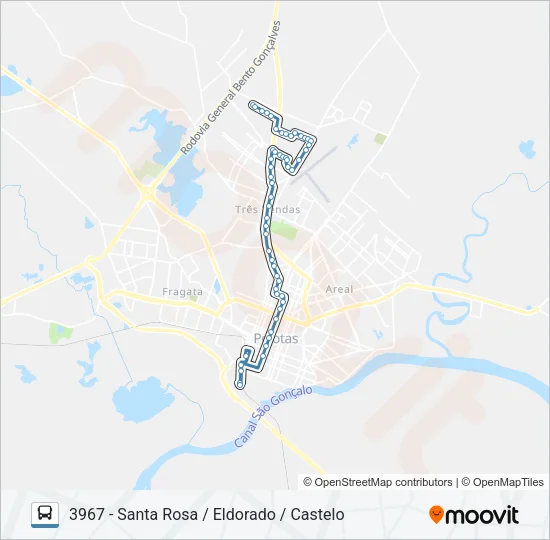 3970 GERMANY Bus Line Map