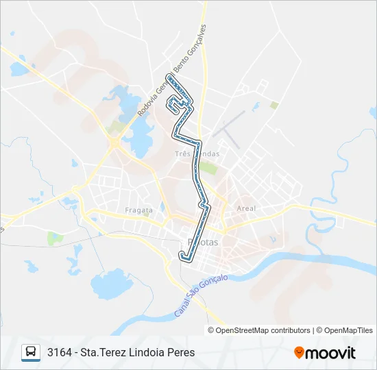 3161 SANTA TEREZINHA Bus Line Map