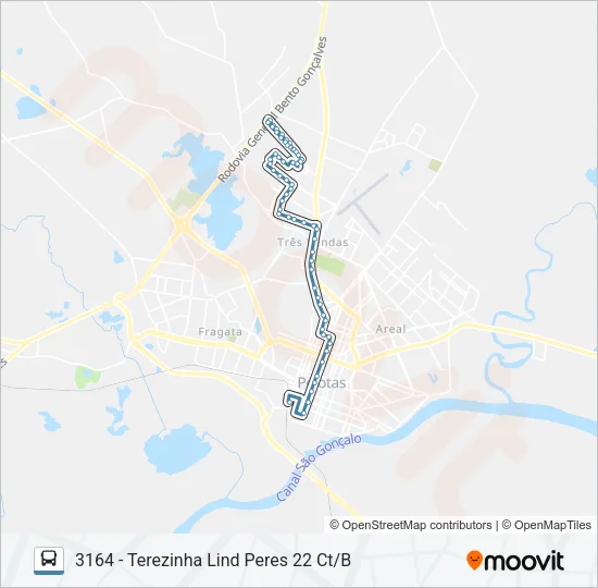 3161 SANTA TEREZINHA Bus Line Map