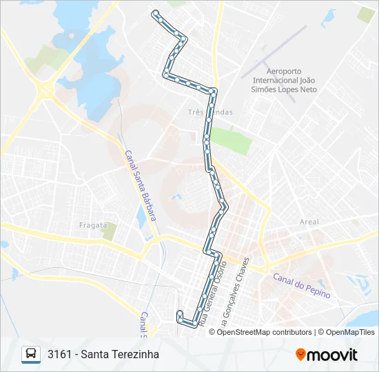 3161 SANTA TEREZINHA Bus Line Map