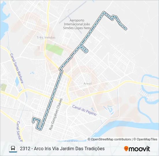 2311 ARCO IRIS Bus Line Map