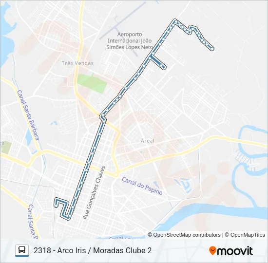 2311 ARCO IRIS Bus Line Map