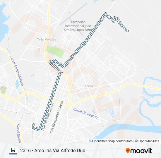 2311 ARCO IRIS Bus Line Map