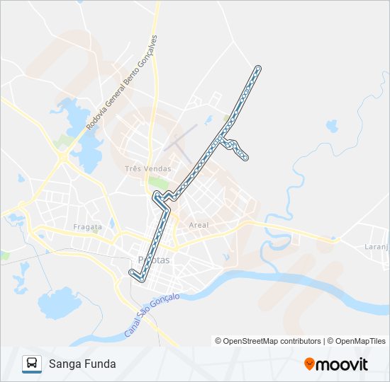 2211 SANGA FUNDA bus Line Map