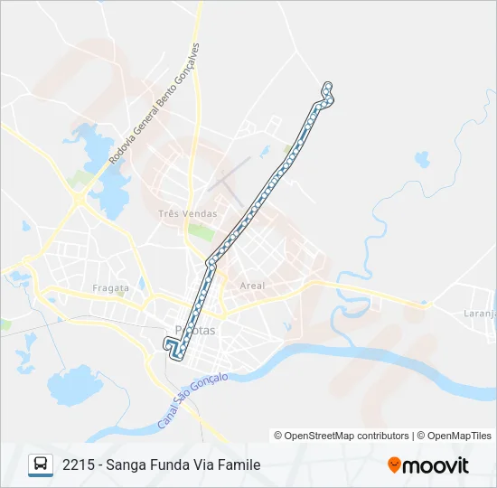 2211 SANGA FUNDA Bus Line Map