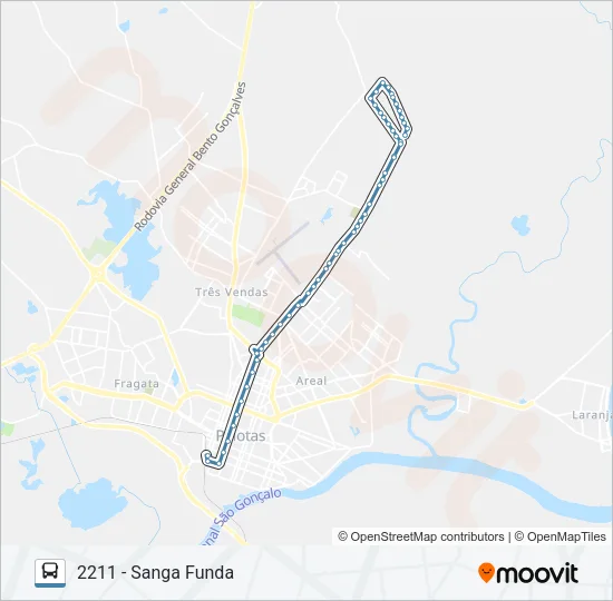 2211 SANGA FUNDA Bus Line Map