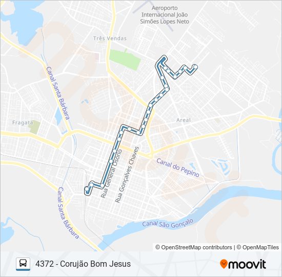 Mapa de 4371 BOM JESUS de autobús