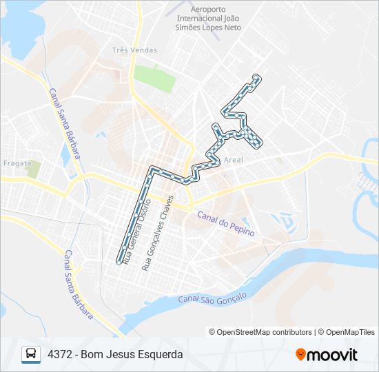 4371 BOM JESUS bus Line Map