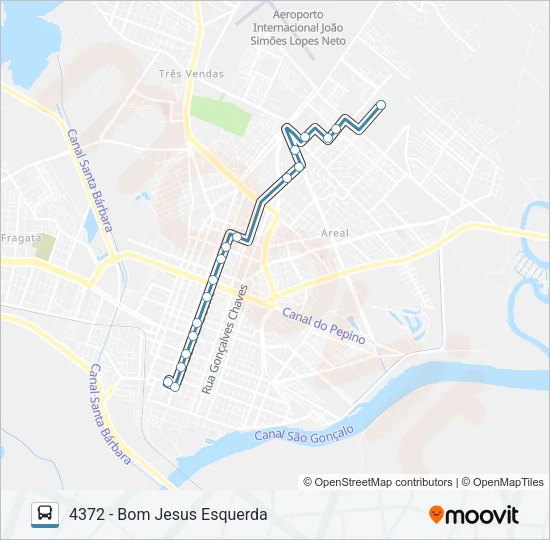 4371 BOM JESUS Bus Line Map