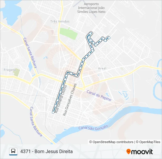 4371 BOM JESUS Bus Line Map