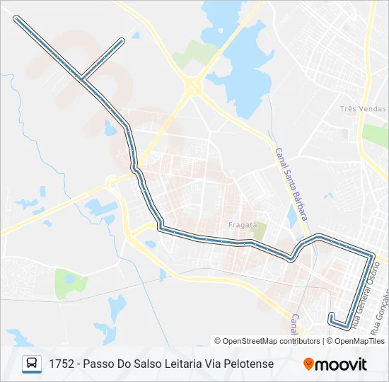1701 PASSO DO SALSO Bus Line Map