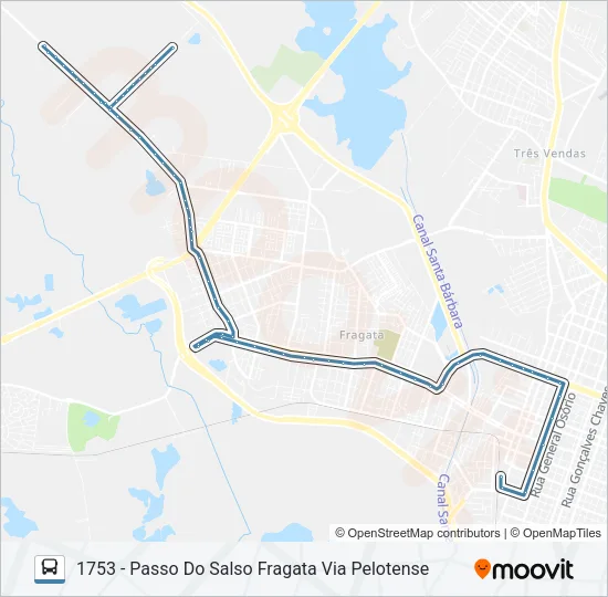 1701 PASSO DO SALSO Bus Line Map