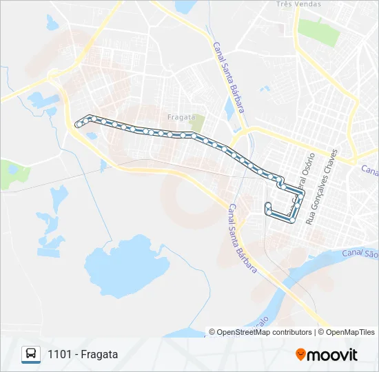 1999 CORUJA FRAGATA Bus Line Map
