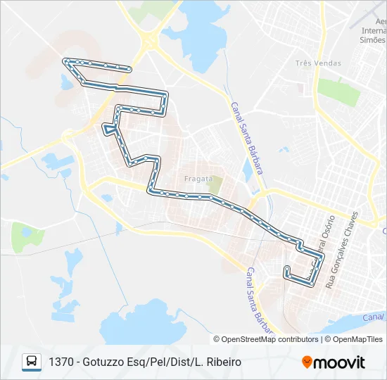 1301 GOTUZZO Bus Line Map