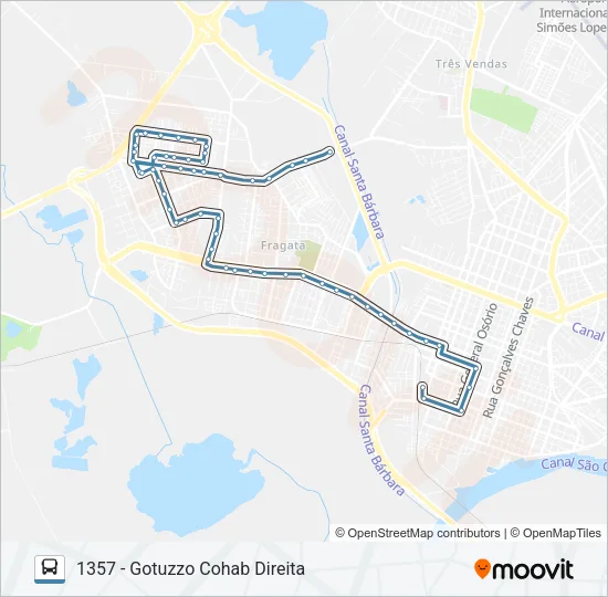1301 GOTUZZO Bus Line Map