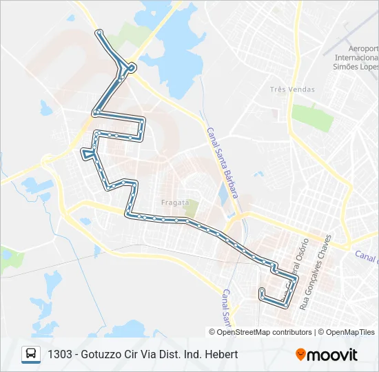 1301 GOTUZZO Bus Line Map