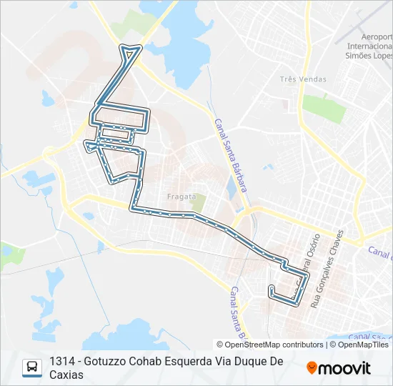 1301 GOTUZZO Bus Line Map