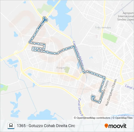 1301 GOTUZZO Bus Line Map