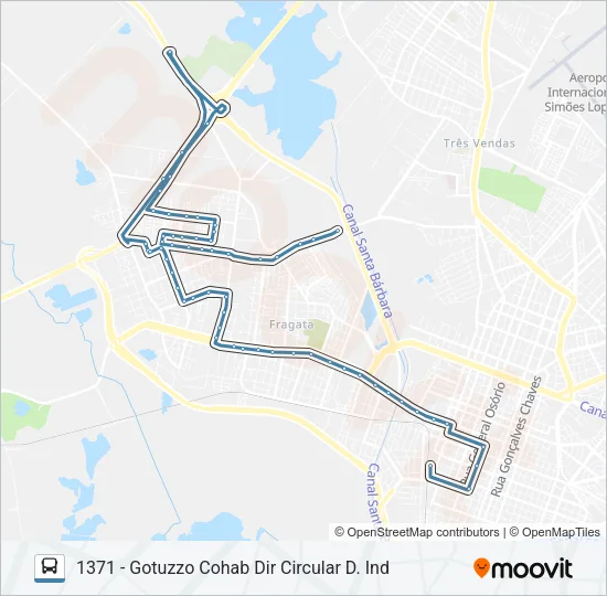 1301 GOTUZZO Bus Line Map